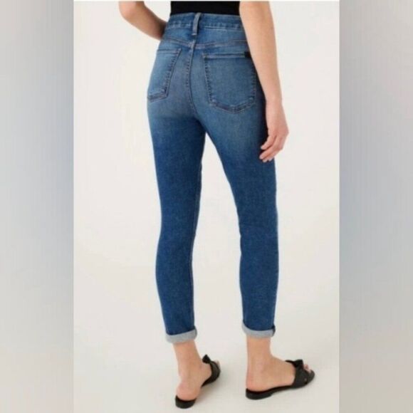7 For All Mankind Jen 7 Petite Slim Boyfriend Jeans Size 12 - Picture 1 of 15